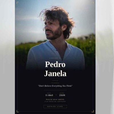 Pedro Janela lleva Dont Believe Everything You Think al Palco das Artes de Vila Nova de Cerveira
