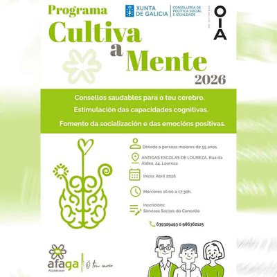 Nuevo programa en Oia para mejorar la memoria y el bienestar de mayores de 55 a�os