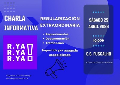 A Guarda acoger� una charla sobre la regularizaci�n extraordinaria de personas migrantes
