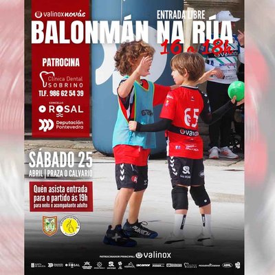 El Valinox Nov�s impulsa el deporte base en O Rosal con -Balonm�n na r�a-
