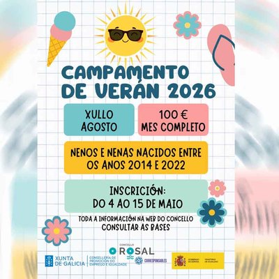 Educaci�n en valores y conciliaci�n: as� ser� el campamento de verano de O Rosal