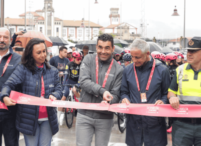 Lu�s L�pez celebra en Salvaterra de Mi�o la Vuelta Femenina en la promoci�n R�as Baixas