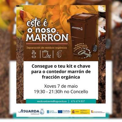 A Guarda reparte llaves para el contenedor marr�n de residuos org�nicos el pr�ximo 7 de mayo