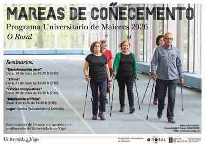 O Rosal apuesta por el aprendizaje sin edad con una nueva edici�n de Mareas de Co�ecemento