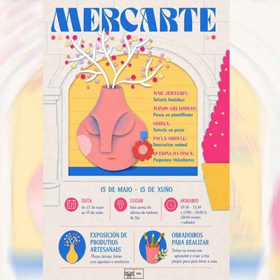 Mercarte regresa a Tui con un mes dedicado a la artesan�a y al emprendimiento creativo