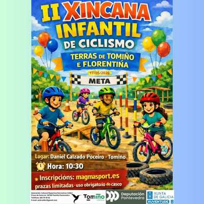 Tomi�o acoge la II Xincana Infantil de Ciclismo que todav�a mantiene abiertas sus inscripciones