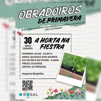 O Rosal impulsa la sostenibilidad con un taller para crear huertas arom�ticas 