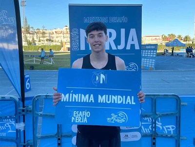El guard�s �lex Sierpes vuela en Nerja y logra la m�nima mundialista en 1.500 metros Sub-20