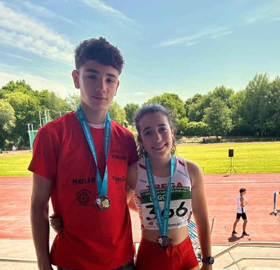 El Atletismo Trega brilla en Lugo con el t�tulo gallego de Sergio Silva y el podio de Alba Vasconcellos