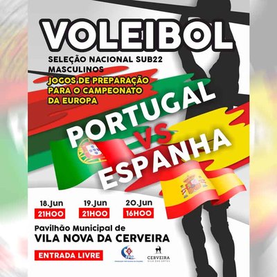 El voleibol internacional regresa a Cerveira con la selecci�n portuguesa Sub-22 masculina