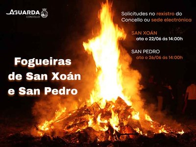 A Guarda abre el plazo para solicitar autorizaci�n para las hogueras de San Juan y San Pedro
