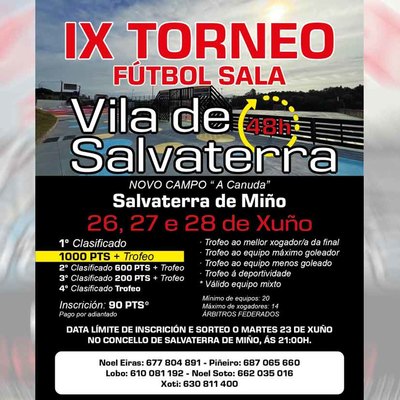 El f�tbol sala vuelve a Salvaterra con 48 horas de competici�n y equipos mixtos