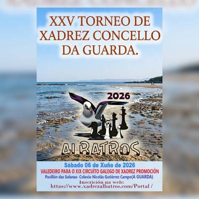 A Guarda re�ne este s�bado m�s de 200 participantes en el XXV Torneo de Ajedrez