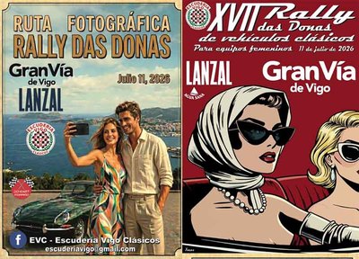El Rally das Donas reunir� a decenas de veh�culos cl�sicos y finalizar� en Tebra, Tomi�o