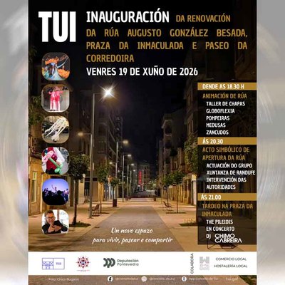Tui inaugura este viernes la renovada Corredoira con una gran fiesta abierta a toda la ciudadan�a