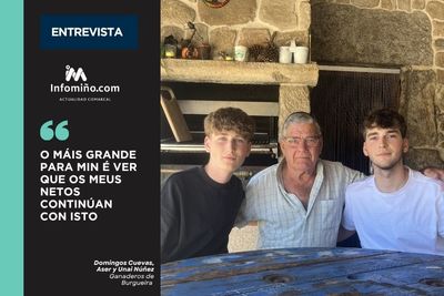 Os Cuevas de Bonaval, tres generaciones unidas por los curros: O m�is grande para min � ver que os meus netos contin�an con isto