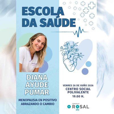 O Rosal abordar� la menopausia sin tab�es en una nueva sesi�n de la Escuela de la Salud