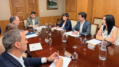 El delegado del Gobierno aborda con la AECT R�o Mi�o los retos del tramo internacional del r�o