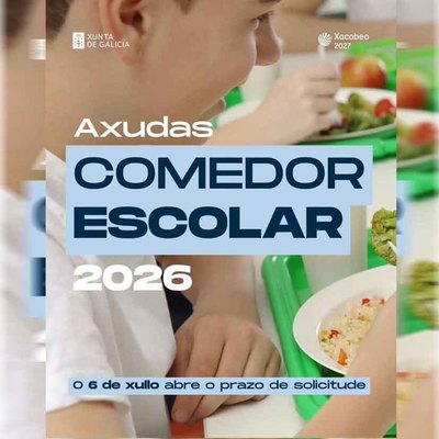 Ayudas de comedor escolar 2025-26: solicitudes abiertas hasta el 6 de agosto