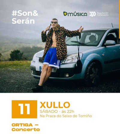 Tomi�o se convierte este s�bado en una verbena con el concierto de Ortiga en la Praza do Seixo
