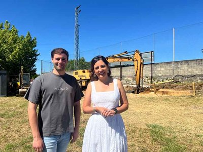 El Concello de Tomi�o invierte 290.000 euros en nuevos vestuarios para el campo del Alivio