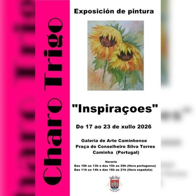 La artista Charo Trigo expondr� su obra -Inspira�oes- en la Galer�a de Arte Caminhense