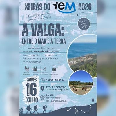 Las Xeiras do IEM regresan a Oia con una ruta para descubrir la Valga entre el mar y la monta�a
