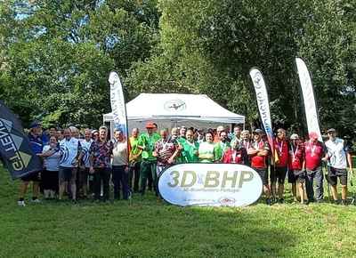 Mon��o re�ne a 60 arqueros de Galicia y Portugal en el VI Trofeo 3D-BHP de tiro con arco