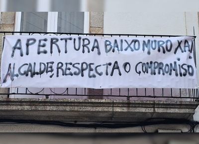 Los vecinos de Baixo Muro exigen al alcalde de A Guarda que cumpla su compromiso y abra la calle