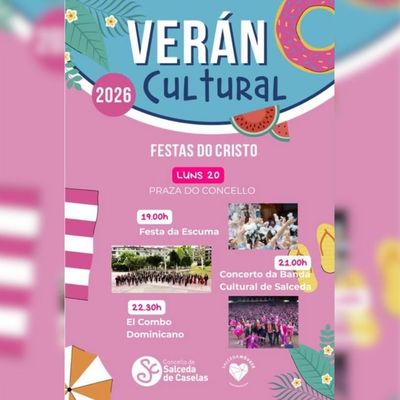 Salceda de Caselas vive hoy una intensa jornada festiva con espuma, m�sica y el Combo Dominicano