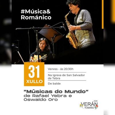 Tomi�o cierra el ciclo M�sica Y Rom�nico con un viaje musical por los cinco continentes
