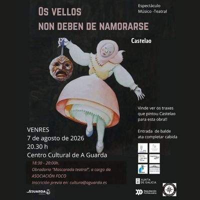 Castelao vuelve a A Guarda con una espectacular versi�n de -Os vellos non deben namorarse-