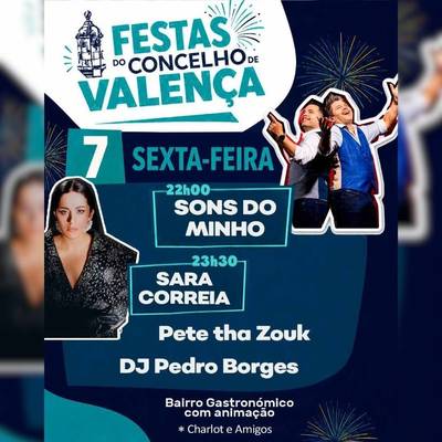 Valen�a inaugura sus Festas do Concelho con Sons do Minho y Sara Correia como grandes protagonistas