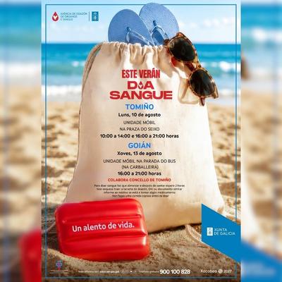 Una unidad m�vil de donaci�n de sangre visitar� Tomi�o el pr�ximo lunes 10 de agosto