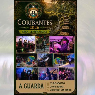 A Guarda acoge este s�bado un espect�culo de m�sica y baile tradicional con Os Coribantes