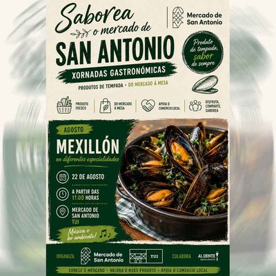 El Mercado de San Antonio de Tui inicia un ciclo mensual para poner en valor los productos de temporada