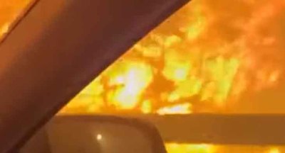 Un incendio activo en Mon�ao afecta ya a unas 200 hect�reas y mantiene desplegados a 60 efectivos