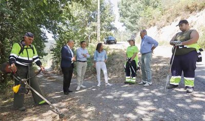 La Xunta supervisa en Arbo los trabajos impulsados a trav�s del programa Rural Activo