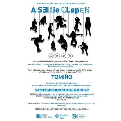 Autob�s gratuito desde Tomi�o para ver - Serie Clopen- en el Sal�n Teatro de Santiago