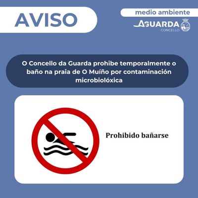 A Guarda cierra al ba�o la playa de O Mu��o tras detectar contaminaci�n en el agua