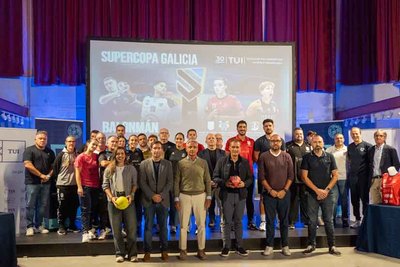Tui re�ne este domingo al mejor balonmano gallego con las finales de Copa y Supercopa