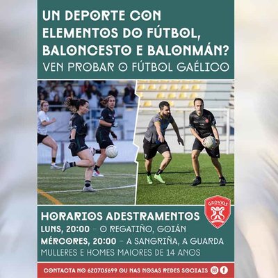 El f�tbol ga�lico crece en el Baixo Mi�o con entrenamientos en Goi�n y A Guarda