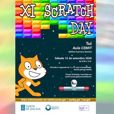 Videojuegos arcade y rob�tica protagonizan el taller del XI Scratch Day en Tui