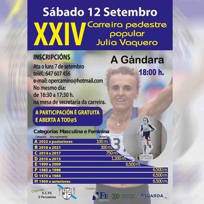 La Festa das Mercedes suma deporte con la XXIV Carreira Pedestre Julia Vaquero