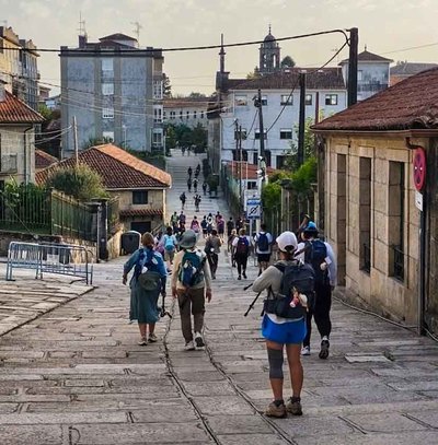 El Camino Portugu�s desde Tui gana presencia internacional con una comunidad de 10.000 peregrinos