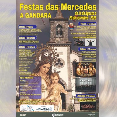 A G�ndara celebra las Festas das Mercedes con zorza, m�sica, baile y tradici�n