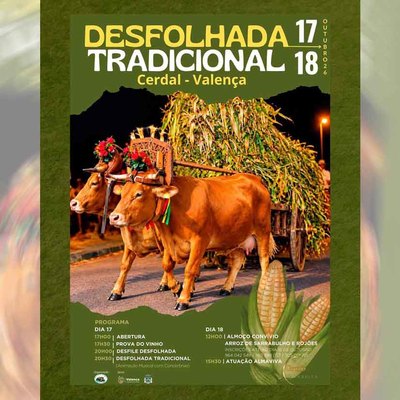 La Desfolhada Tradicional regresa a Cerdal con desfile, concertinas y sabores del Minho