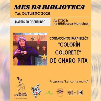 La Biblioteca de Tui recibe a Charo Pita con un cuentacuentos para ni�os de 0 a 3 a�os
