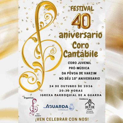 El Coro Cant�bile conmemora este s�bado su 40� aniversario con un concierto especial en A Guarda