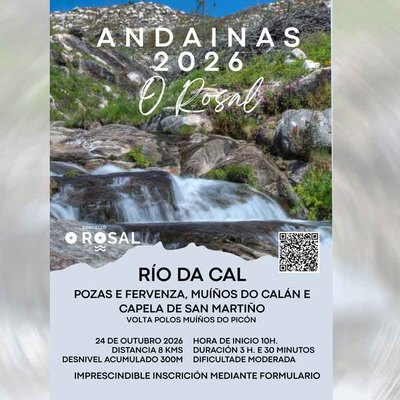 De las cascadas del r�o da Cal a los molinos del Fol�n y del Pic�n: O Rosal retoma sus rutas interpretativas